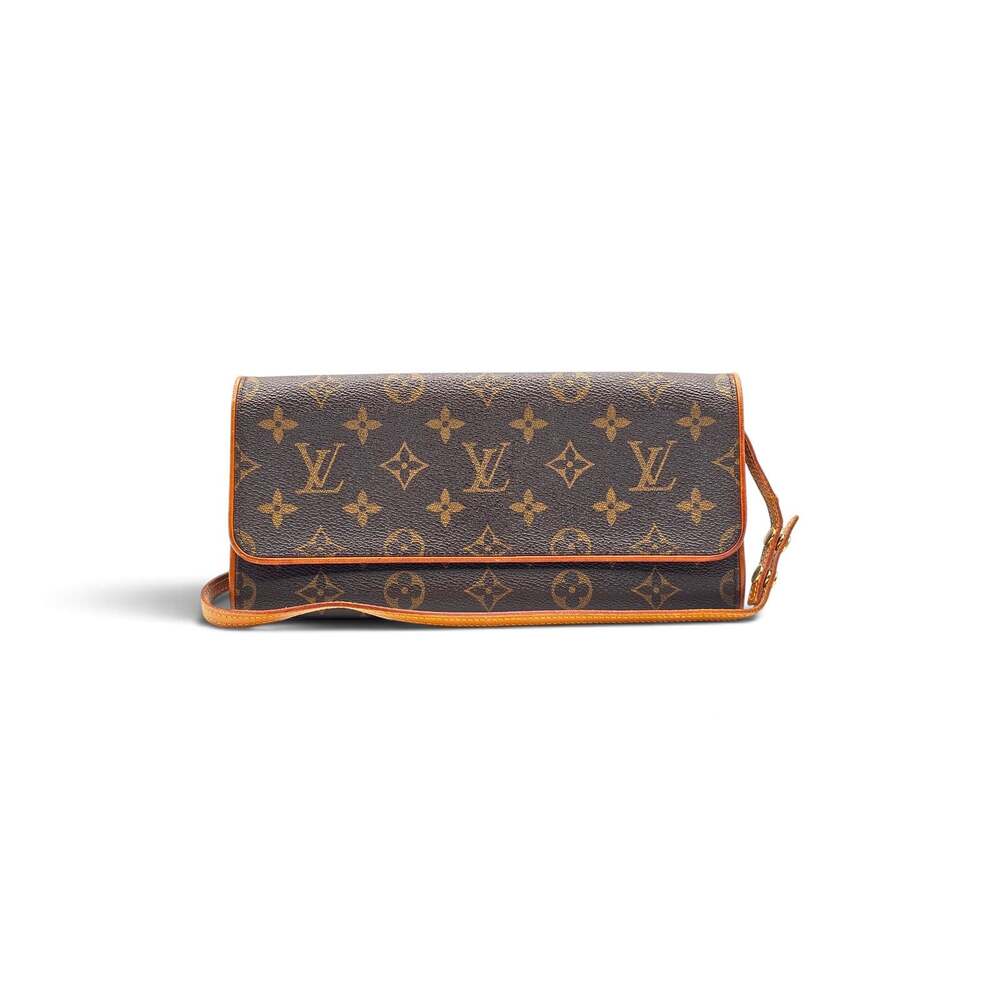 Louis Vuitton Monogram Pochette Twin GM Crossbody Shoulder Bag